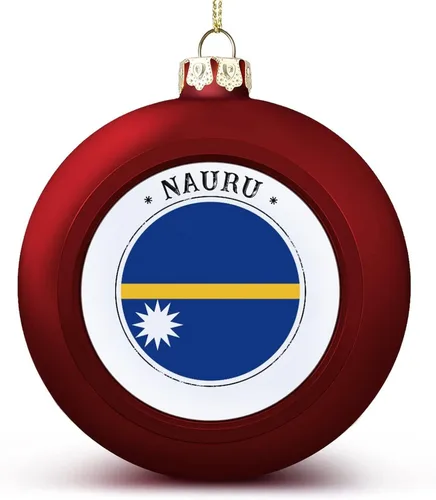 Miniatura 7 de Adorno de bola de Navidad de Marruecos, bandera de Marruecos, bandera de las naciones, adornos colgantes, recuerdo, regalo para árbol de Navidad