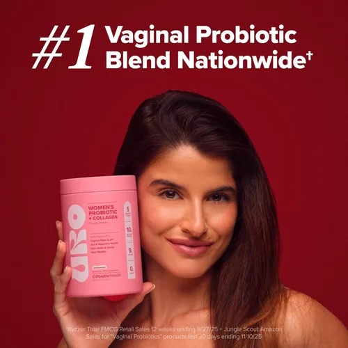 Miniatura 6 de URO - Probiótico + péptidos de colágeno en polvo para mujer, salud vaginal, de la piel y del intestino en una cucharada diaria, con péptidos