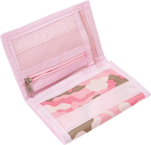 Miniatura 5 de Billetera, carteras de lona para deportes al aire libre para niños, bonita cartera con cremallera para niños, cartera de bolsillo frontal