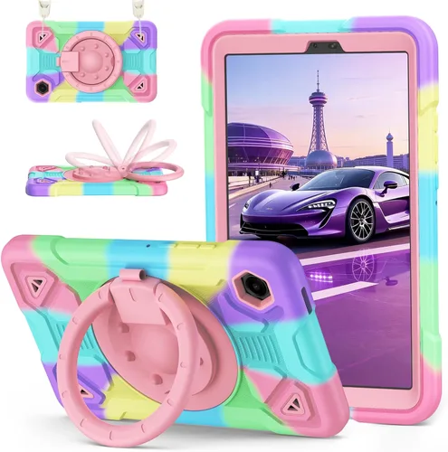 Miniatura 10 de Funda para tableta con función de atril, correa de mano y correa para el hombro (funda para iPad 2/3/4)