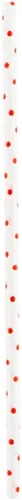 Miniatura 2 de Palitos de pastel de 5.9 pulgadas, 100 palitos de paletas de lunares – diseño resistente, desechables, palitos de papel rojo, para paletas de cake