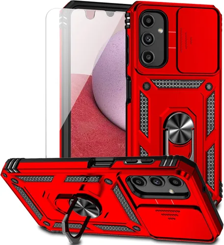 Miniatura 9 de Funda para Samsung Galaxy A14 5G con cubierta deslizante para cámara y protector de pantalla HD [grado militar de 16 pies probada en caídas] Soporte