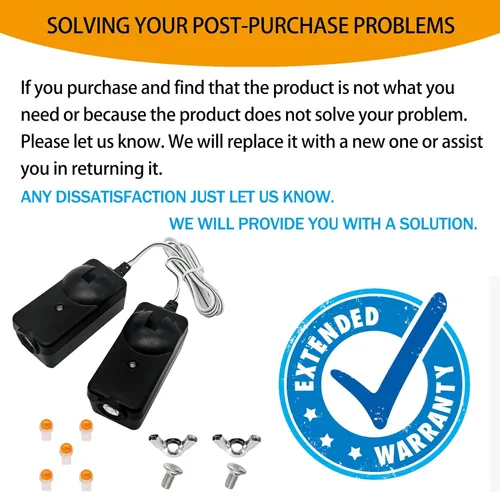 Miniatura 7 de Kit de Sensor de Seguridad 2025 Mejorado 41A5034 Compatible con Abridor de Puerta de Garaje Liftmaster Chamberlain Sears Craftsman Fabricado Después