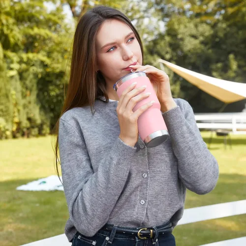 Miniatura 7 de Meway vaso para café de 30 onzas Rosado