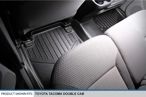 Miniatura 4 de MAXLINER - Juego de alfombrillas de suelo de ajuste personalizado de 2 filas compatibles con Toyota Tacoma 2012-2015