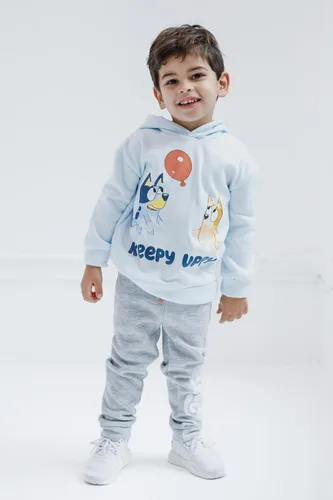 Miniatura 2 de Bluey Conjunto de sudadera con capucha y pantalones de forro polar para niños pequeños