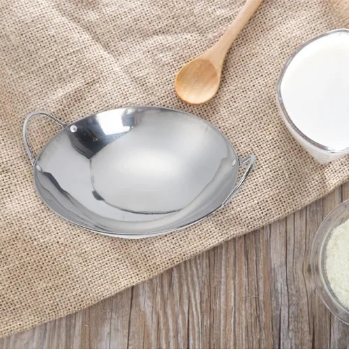 Miniatura 6 de Luxshiny Sartén de metal Inducción Olla Caliente Doble Cocina Mango Hogar Cocina Esencial