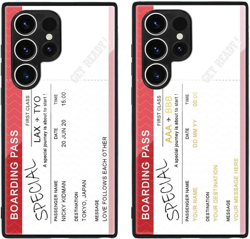 Miniatura 351 de Funda de teléfono personalizada para Samsung Galaxy S22+ / S22 Plus 5G, funda de TPU suave de vidrio templado antiarañazos personalizada con foto