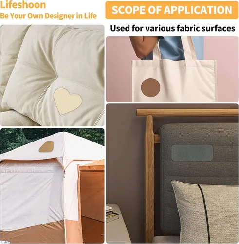 Miniatura 3 de Fabric Repair Patches, Canvas Self-Adhesive Fabric Patches Tape Durable, DIY Large Canvas Repair for Sofa, Couches, Furniture, Chair, Clothing