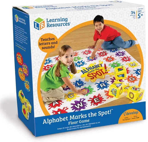 Miniatura 7 de Alfombrilla de piso educativa Alphabet Marks The Spot de Learning Resources.