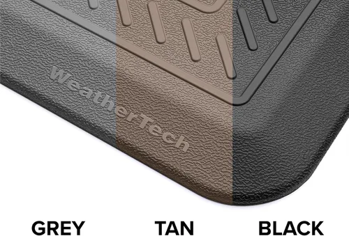 Miniatura 6 de WeatherTech ComfortMat, 24 x 36 pulgadas Antifatiga Comfort Mat, patrón de fibra de carbono, marrón Beige Bronceado