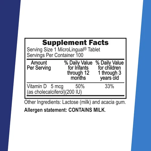 Miniatura 2 de Superior Source Suplementos nutricionales de fórmula infantil Baby D, 200 UI, 100