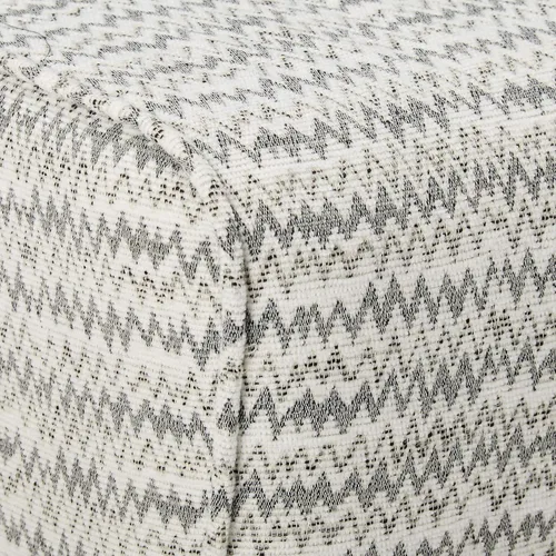 Miniatura 8 de Christopher Knight Home Sade Mid Century - Otomana de tela bohemia, patrón de zigzag gris claro