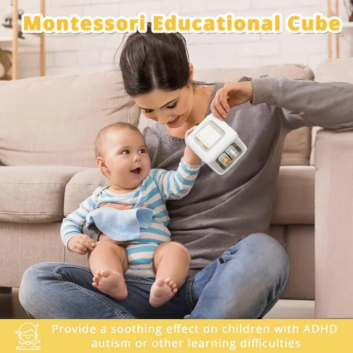 Miniatura 2 de SOCBTNSO Juguete de cubo ocupado para niño de 1 año, juguetes Montessori para niños de 1 año en adelante, juguetes de viaje para niños pequeños de 1