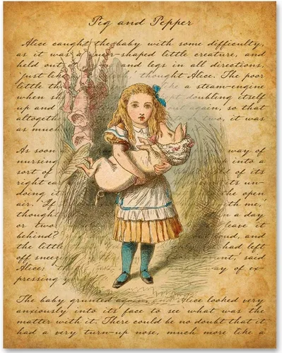 Miniatura 40 de Alicia en el país de las maravillas - Póster de pared sin marco de 11 x 14 pulgadas - Regalos y decoraciones perfectos de Alicia en el país