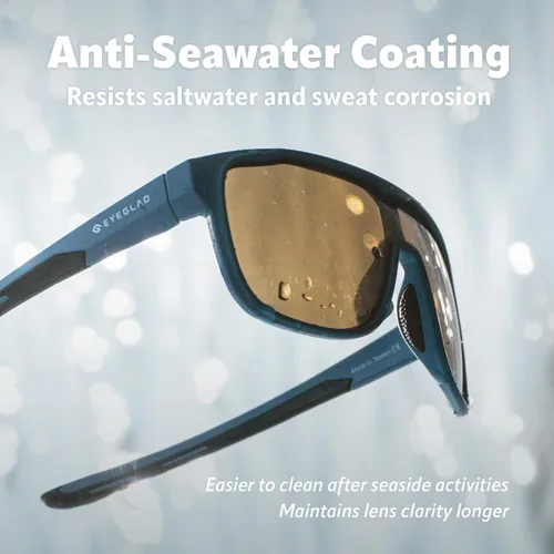 Miniatura 4 de MARS Lifestyle Gafas de sol polarizadas al aire libre UV400 Anti-agua de mar Mujeres Hombres Adulto Adolescente Correr Pesca Deportes