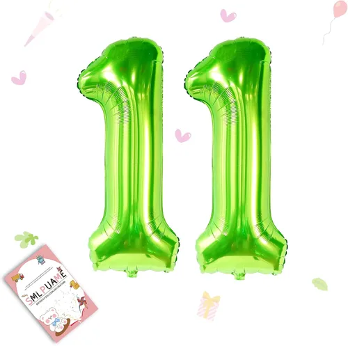 Miniatura 23 de Globos de números de 40 pulgadas del 0 al 9 dorados grandes del número 0, globos digitales para suministros de decoración de celebración de fiesta