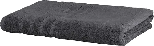 Miniatura 27 de Mosobam Juego de 4 toallas turcas de lujo de 35 x 70 pulgadas, color gris claro (gris), viscosa de bambú de 24.69 oz/m² y algodón peinado turco