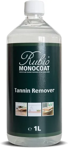 Miniatura 4 de Rubio Monocoat Muestra de eliminación de taninos Eliminador eficaz de manchas y manchas para superficies de madera en interiores y exteriores
