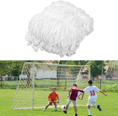 Miniatura 7 de Redes de portería de fútbol deportivo, red de repuesto para entrenamiento de fútbol, cubierta protectora de repuesto para porterías de fútbol, 10 x