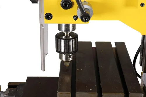 Miniatura 6 de Erie Tools. Máquina mini fresadora con velocidad variable.Taladro de mesa, mecanización por transmisión por engranaje con tope de profundidad