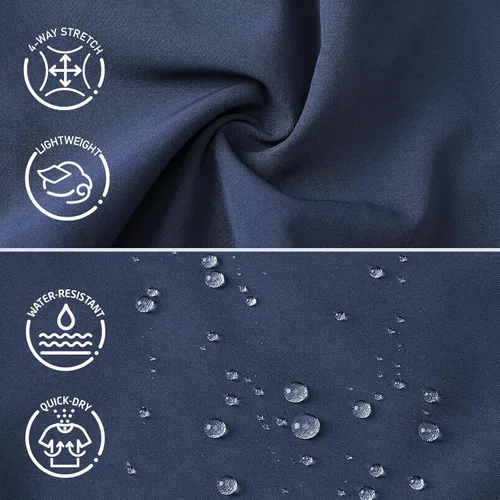 Miniatura 3 de Haimont Pantalones cortos deportivos para hombre de 5 pulgadas para gimnasio, deportes, entrenamiento activo con bolsillos, secado rápido