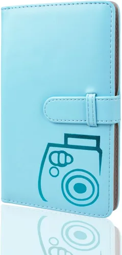 Miniatura 10 de Rieibi Mini álbum de fotos de 96 bolsillos, cartera de piel sintética para Fujifilm Instax Mini 11/8/9/7s/25/70/90, álbum de fotos colorido
