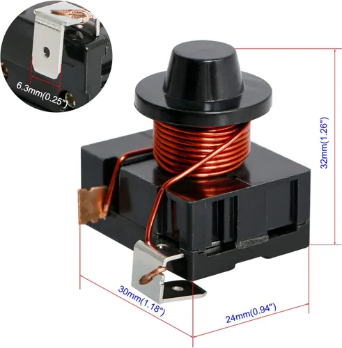 Miniatura 2 de Compresor electromagnético de arranque y relé de arranque para refrigerador de 1/2 HP (375 W) de 220 V para refrigerador de automóvil, congelador