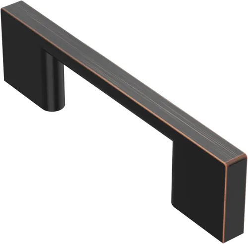 Miniatura 48 de Alzassbg AL3051SN - Paquete de 10 tiradores de gabinete de níquel satinado cepillado, 3 pulgadas (2.992 in), tiradores rectangulares para gabinetes
