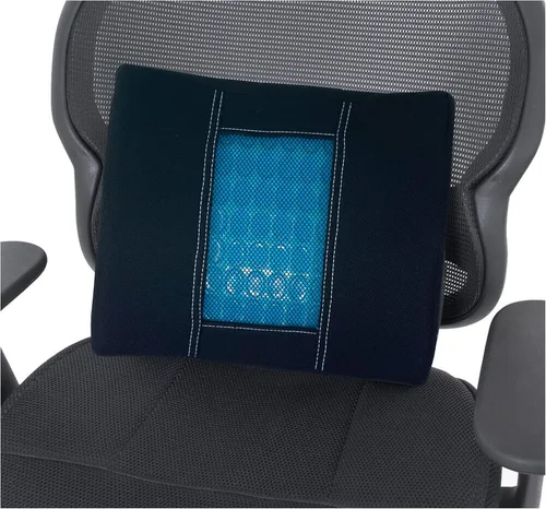 C.P.R. Cojín ortopédico de gel y espuma viscoelástica para asiento de silla de oficina, cojín de gel automotriz (Y11177 (11 x 12.25 x 3 pulgadas)