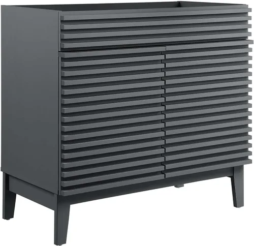 Miniatura 16 de Modway Render 23.5" tocador de baño en nogal (lavabo no incluido)