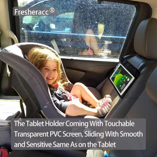 Miniatura 4 de Soporte para Tablet iPad Kindle de Automóvil para Espejo Trasero y Delantero, Carcasa Colgante de Montaje para Reposacabezas del Asiento Trasero