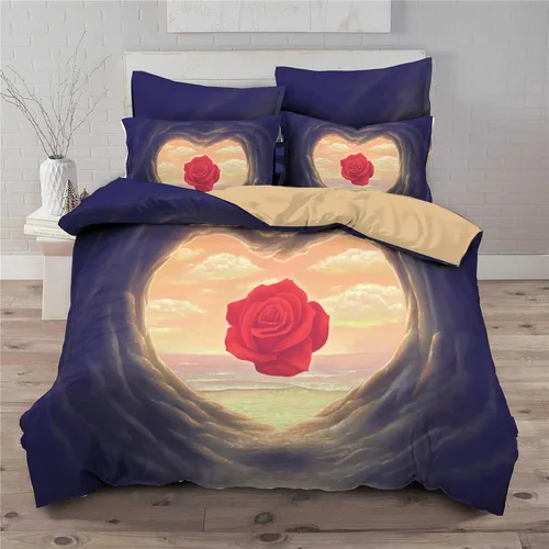 Miniatura 4 de Guf Juego de ropa de cama personalizada con foto, juego de funda de edredón personalizada de 3 piezas, funda de edredón personalizada con texto
