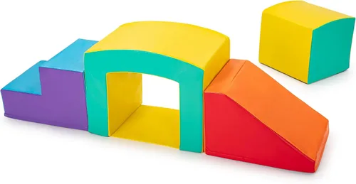 New Bounce Juguetes de escalada para niños pequeños, juego suave para niños, bloques de escalada de espuma, equipo de gimnasio suave y seguro, ideal