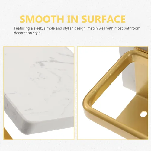 Miniatura 8 de Angoily Soporte para toallas de papel, estante de almacenamiento de baño, estante de baño pequeño, almacenamiento de toallas para baño pequeño