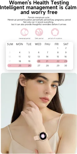 Miniatura 5 de AOLON Reloj inteligente para hombres y mujeres (respuesta/hacer llamadas), pantalla IPS HD de 1.46 pulgadas, rastreador de fitness, más de 100 modos