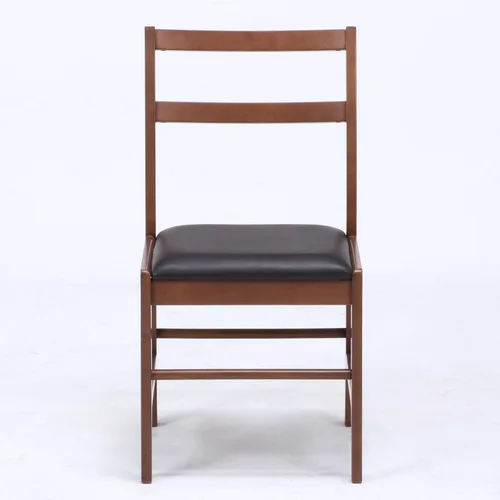 Miniatura 7 de 不二貿易(Fujiboeki) Fuji Boeki 98817 Dining Chair, Chair, Width 16.1 x Depth 20.1 x Height 31.1 inches (41 x 51 x 79 cm), Brown, Natural Wood, Synthetic