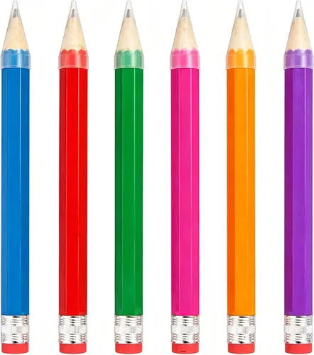 Miniatura 6 de Nice purchase Big Pencils For Kid Giant Wooden Jumbo Pencil So Cool (3 pack(orange-yellow))