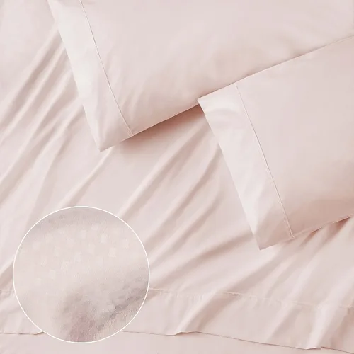 Miniatura 4 de Chanasya Juego de sábanas de 3 piezas de microfibra de percal, sábana bajera, sábana encimera y fundas de almohada, bolsillo profundo, resistente a