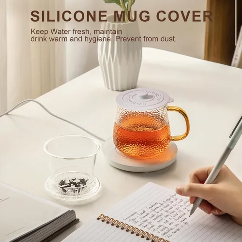 Miniatura 4 de Cubiertas de Tazas de Silicona (Juego de 3), Tapas de Silicona Multicolor para Tazas, Tazas, Teteras, Cubiertas Flexibles para Tazas, Tapas de Tazas