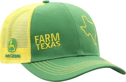 Miniatura 70 de John Deere Gorra de béisbol con logotipo y malla trasera con contraste, para hombre