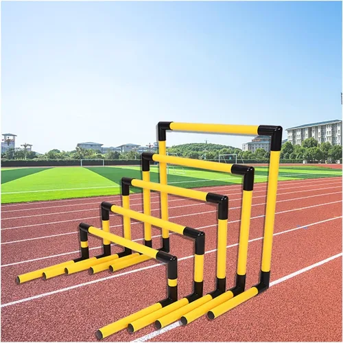 Miniatura 7 de YXXSDP Juego de 5 obstáculos de agilidad de velocidad de estadio deportivo, equipo de entrenamiento de velocidad plegable portátil para pista