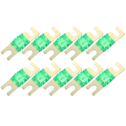 Miniatura 9 de X AUTOHAUX 10 unids 100A AFS Mini ANL fusible de repuesto de protección eléctrica para coche, camión, motocicleta, barco, CD de audio