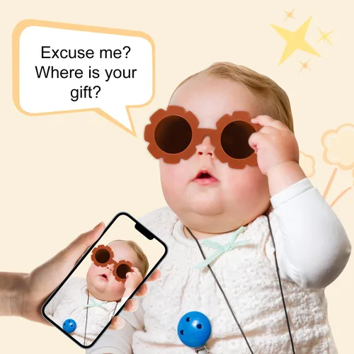 Miniatura 4 de Regalos de bebé niña, regalos de baby shower para niñas, regalo único para bebés, artículos esenciales para recién nacidos, gafas de sol para recién