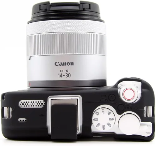 Miniatura 2 de Funda para cámara R50 V, funda protectora de silicona de cuerpo completo premium para Canon Eos R50 V R50V (Negro)