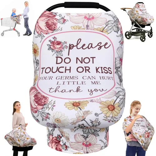 Miniatura 10 de Metplus - Funda para asiento de cochecito de bebé, toldo para carrito, cubierta para lactancia, para sillita de bebé, carro de compra, todo en uno