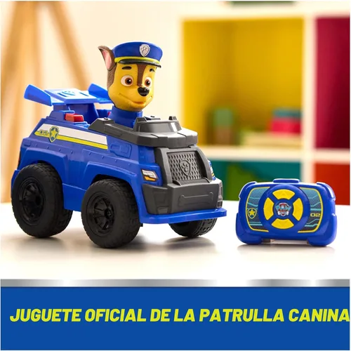 Miniatura 7 de Paw Patrol Chase RC Action Cruiser, auto a control remoto con luces LED y controlador de fácil dirección, juguetes para niños y niñas a partir de 3