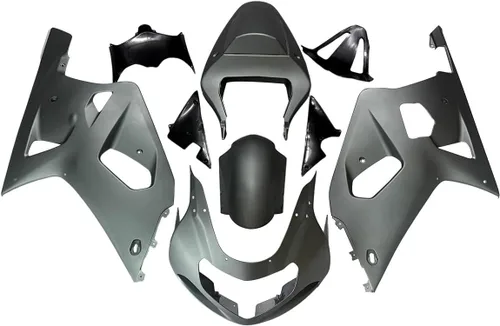 Miniatura 38 de Kit de carenado de llama azul negro de plástico ABS para Suzuki GSXR600 GSXR750 K1 2000-2003 Carenados GSX-R600 GSX-R750 2001 2002 2003 Inyección