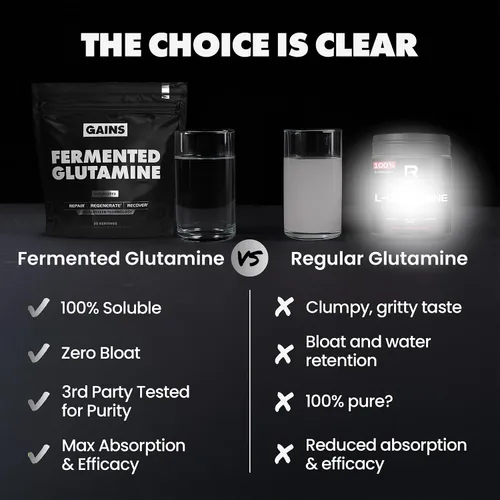 Miniatura 9 de Ganancias en L-glutamina a granel, polvo de glutamina sin gluten para la recuperación muscular y el crecimiento, apoyo después del entrenamiento