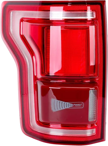 Conjunto de luz trasera LED compatible con Ford F150 Raptor Lariat Limited Platinum King Ranch 2015 2016 2017 Lado izquierdo del conductor Luz